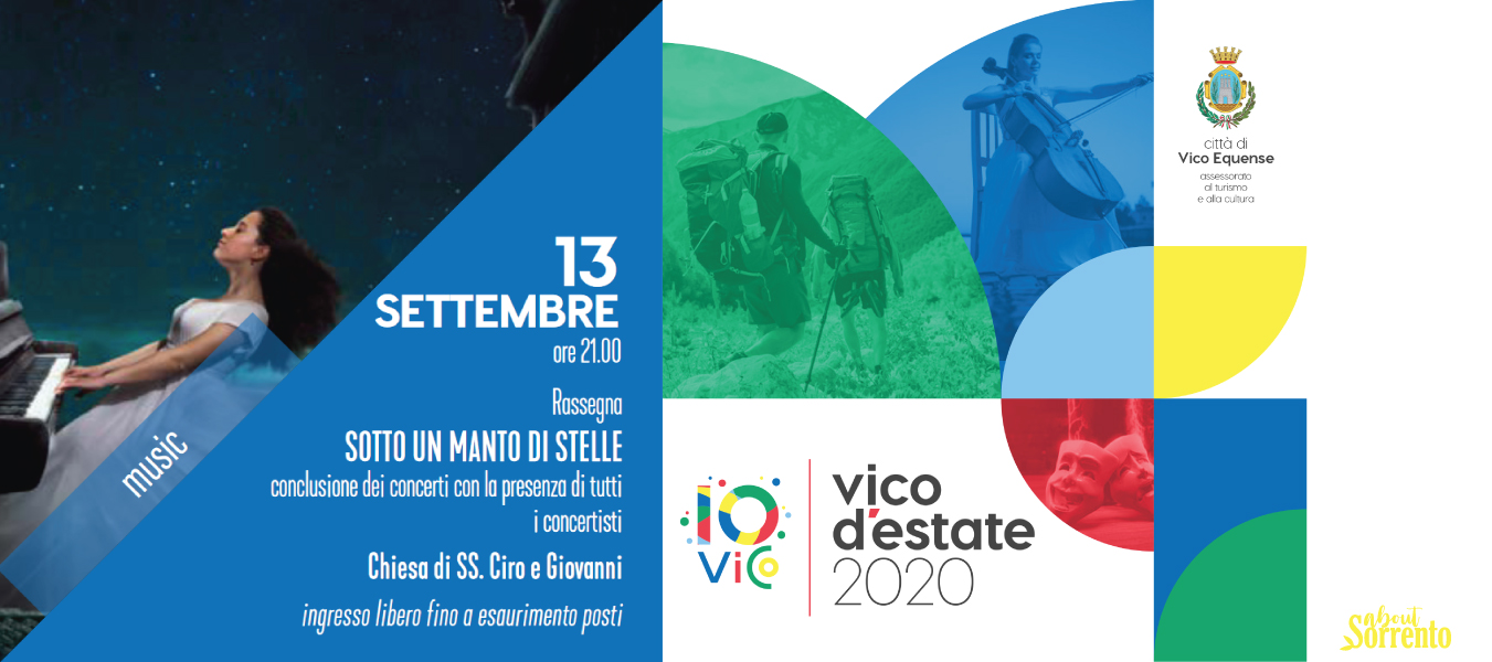 Vico d’estate 2020: concerto finale “Sotto un manto di stelle”