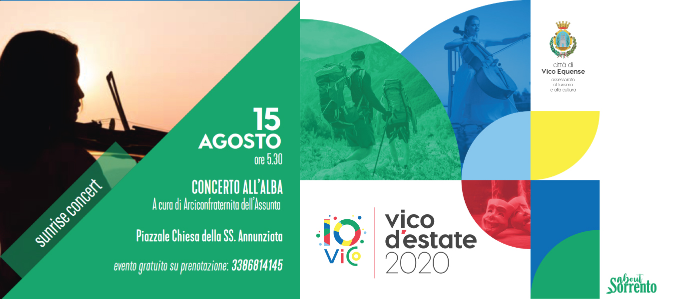 Concerto all’alba di ferragosto all’Annunziata a Vico Equense