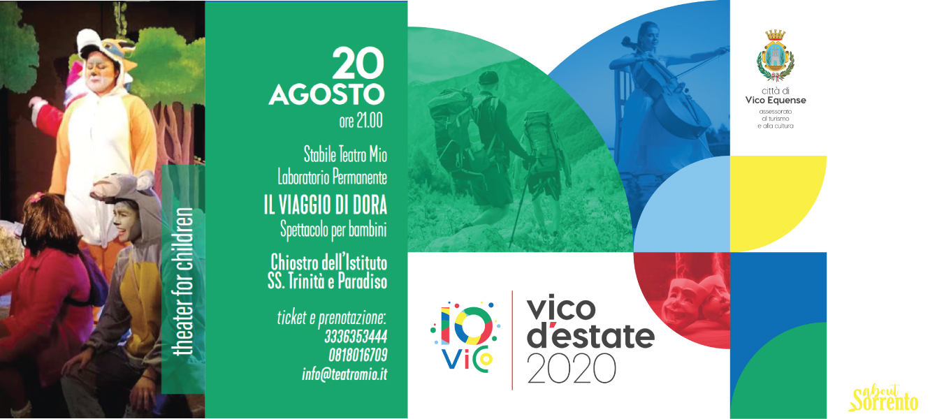 Il viaggio di Dora: spettacolo per bambini a Vico d’Estate 2020