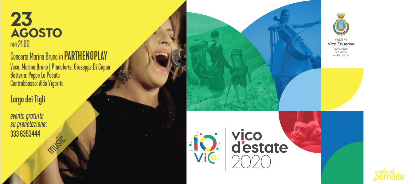 Marina Bruno in concerto a Vico d’Estate con “Parthenoplay”
