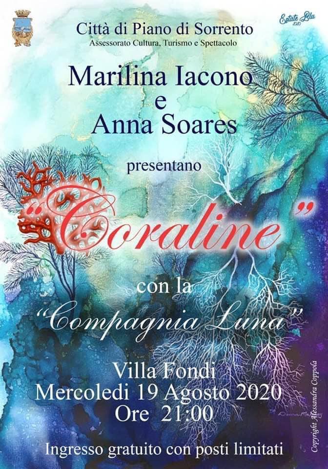 “Coraline”:musica e danza con Anna Soares e Marilina Iacono