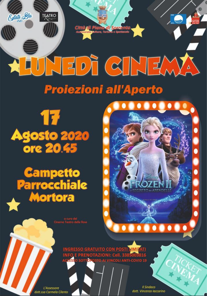 Lunedì cinema Piano di Sorrento Frozen