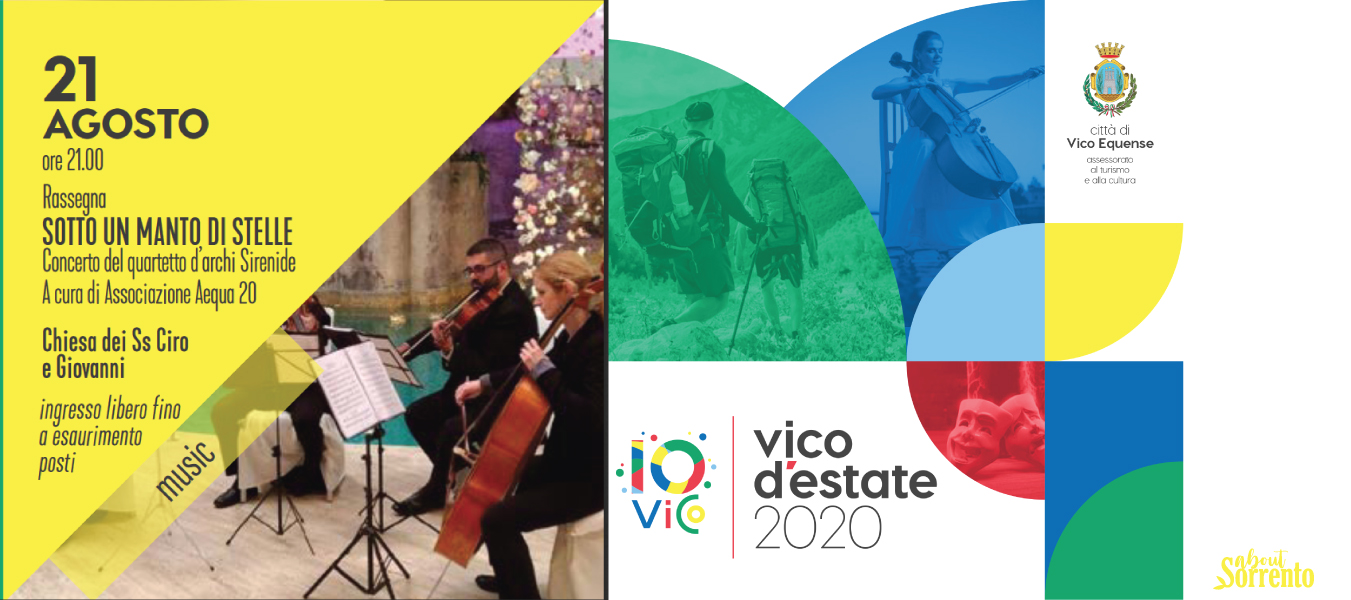 Sotto un manto di stelle: Quartetto d’archi Sirenide a Vico Equense