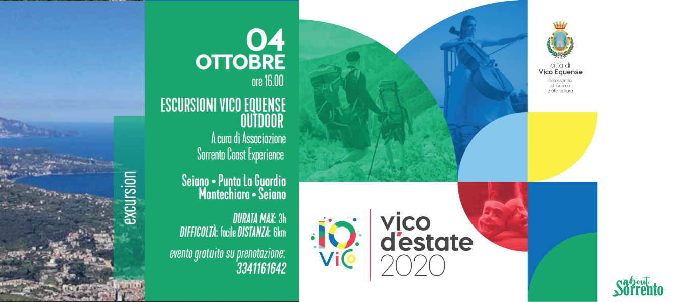 Vico Equense outdoor: Seiano, Punta La Guardia e Montechiaro