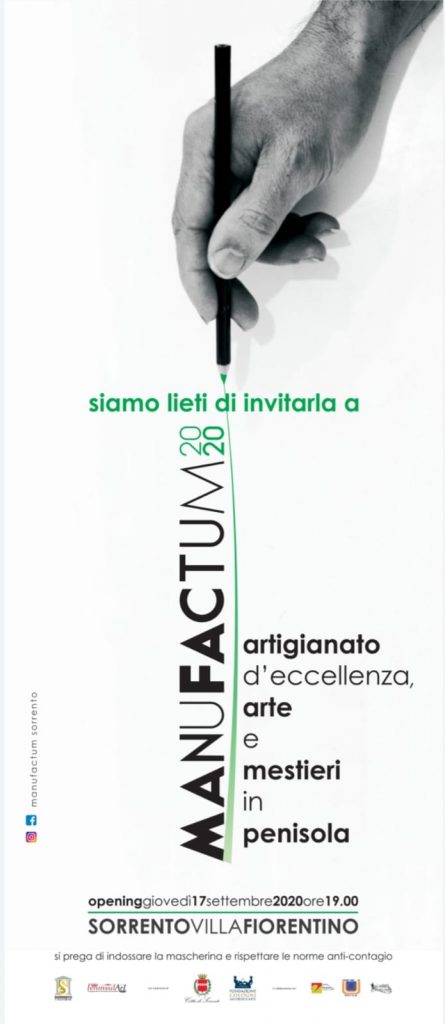 Manufactum 2020 artigianato d'eccellenza, arte e mestieri a Sorrento