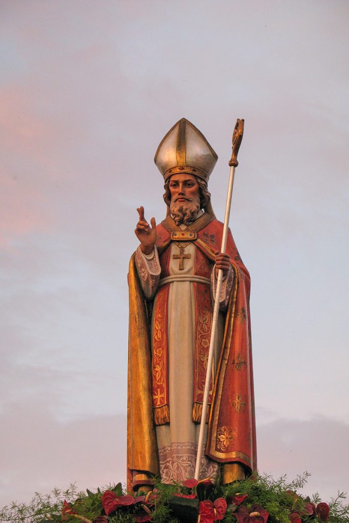 Statua San Biagio - Sorrento Casarlano