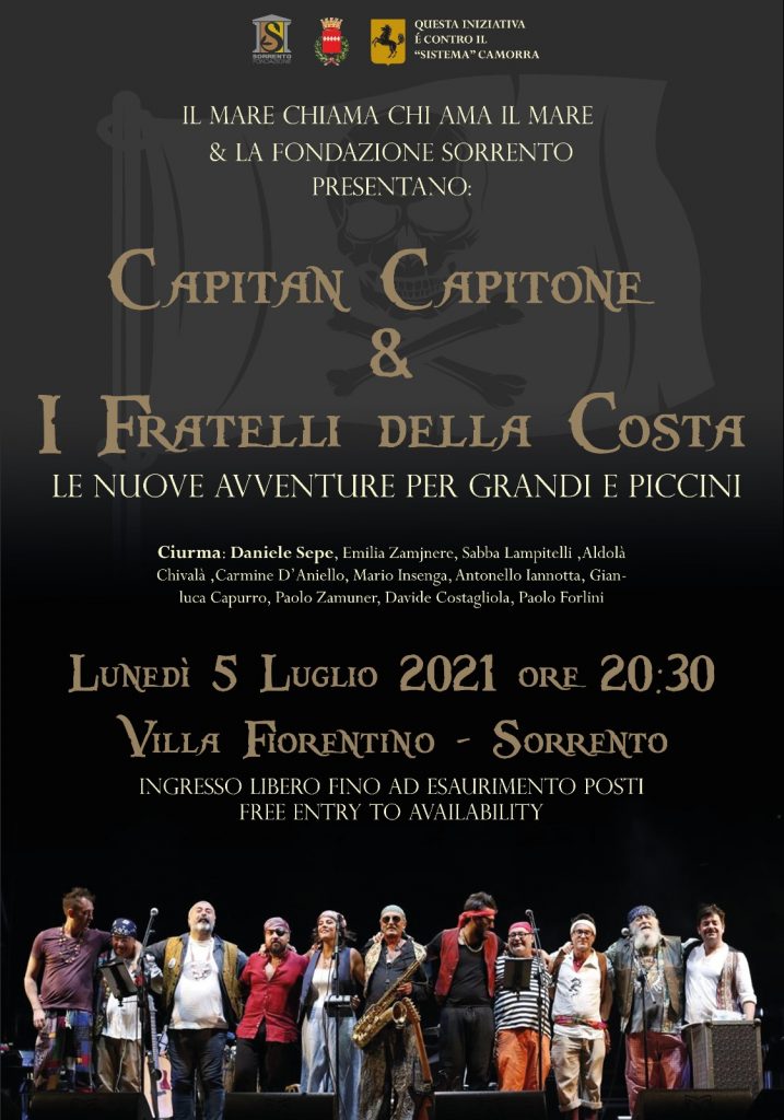 Eventi luglio 2021 Sorrento concerto Daniele Sepe Villa Fiorentino