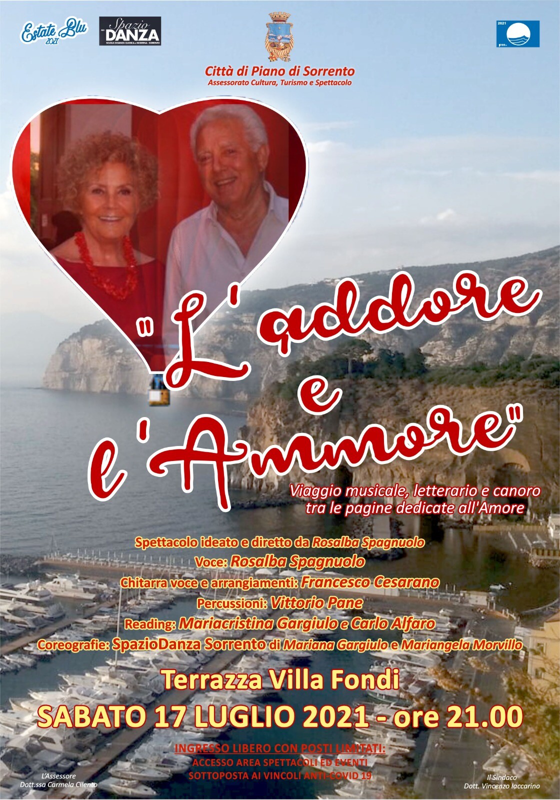 Eventi estate 2021 Villa Fondi: concerto “L’addore e l’Ammore”