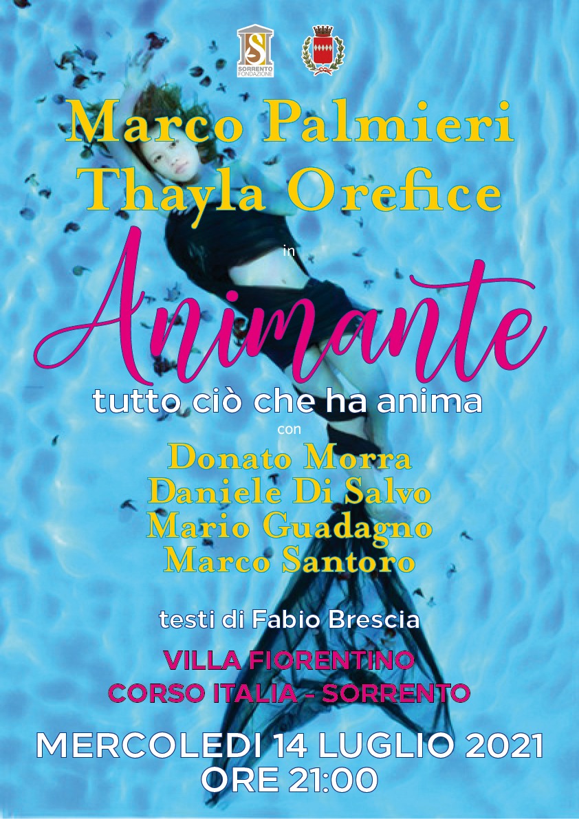 Eventi estate 2021 – Teatro: Animante con Marco Palmieri e Thayla Orefice