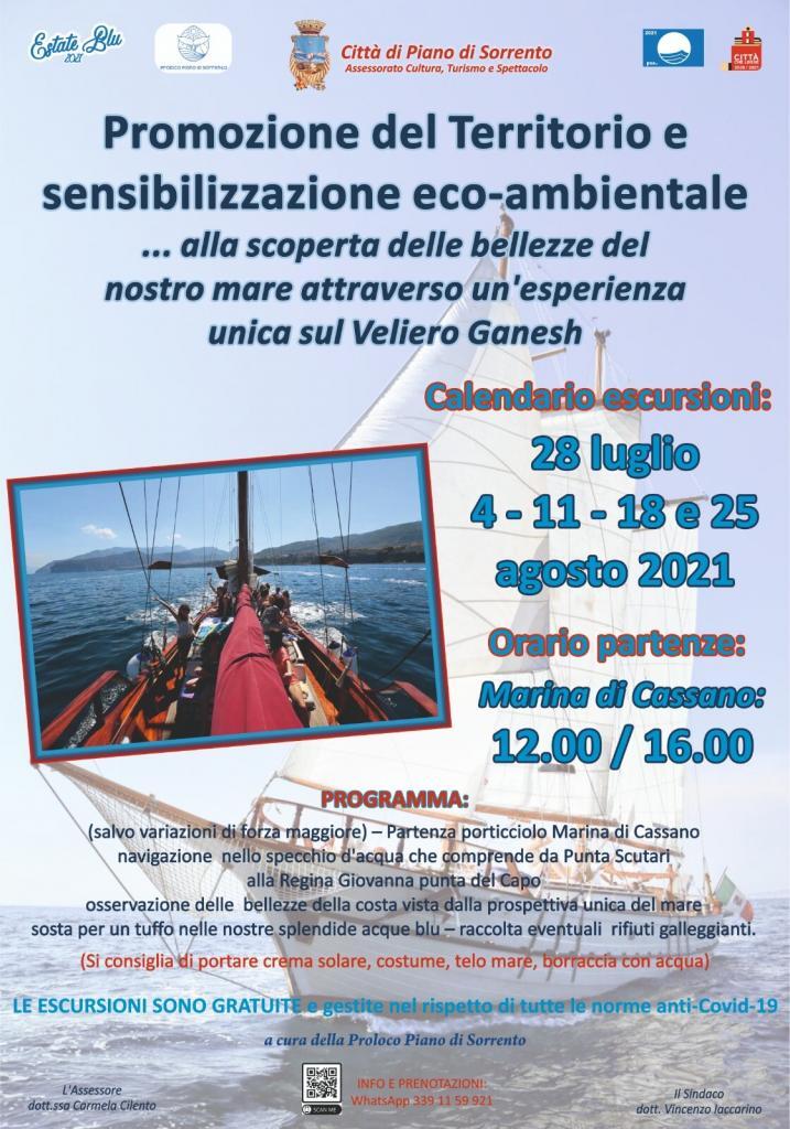 eventi piano di sorrento estate 2021 veliero ganesh