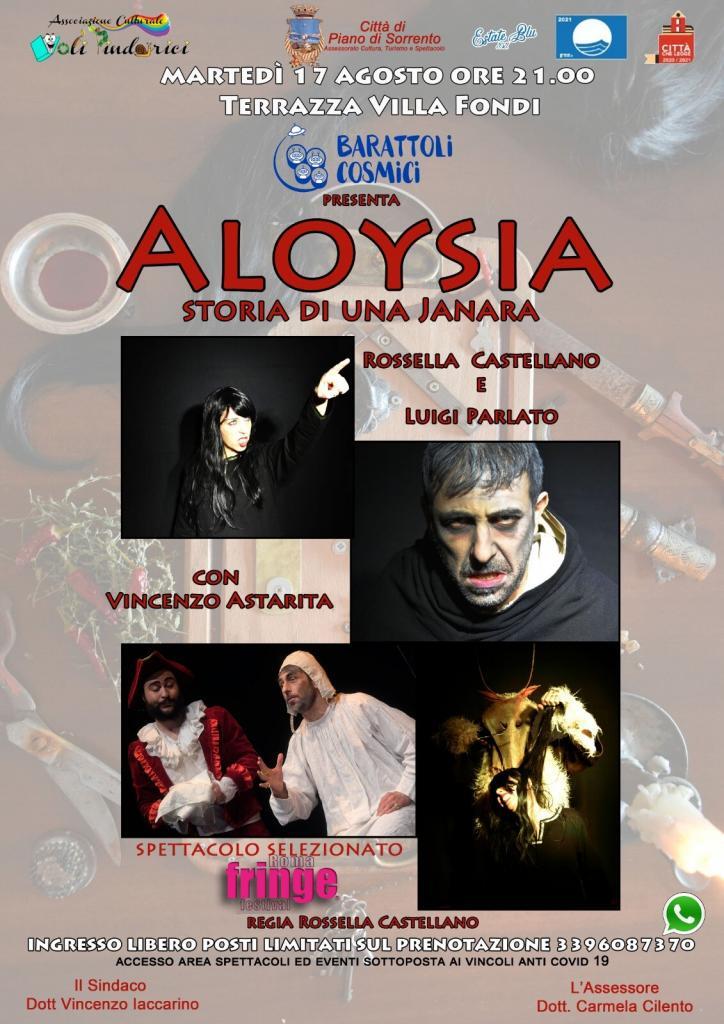 aloysia barattoli cosmici eventi piano di sorrento