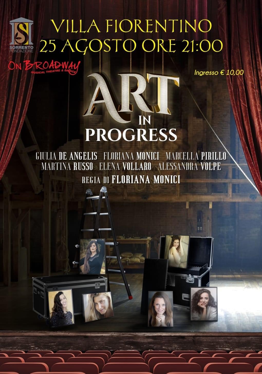 Eventi estate 2021 Sorrento – a Villa Fiorentino lo spettacolo “Art in Progress”