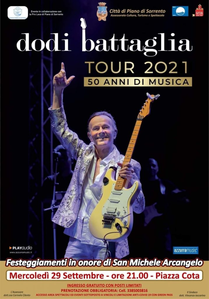 Dodi Battaglia a Piano di Sorrento per San Michele 29 settembre