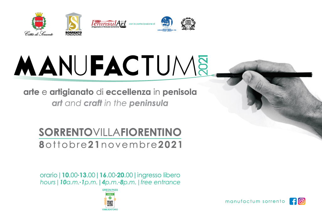 Eventi Sorrento: Manufactum 21, mostra d’arte e artigianato di eccellenza