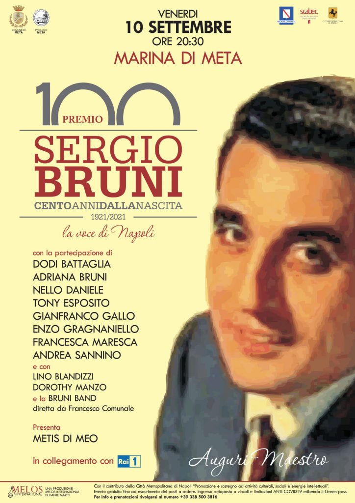 Eventi settembre 2021 Meta di Sorrento Premio Sergio Bruni