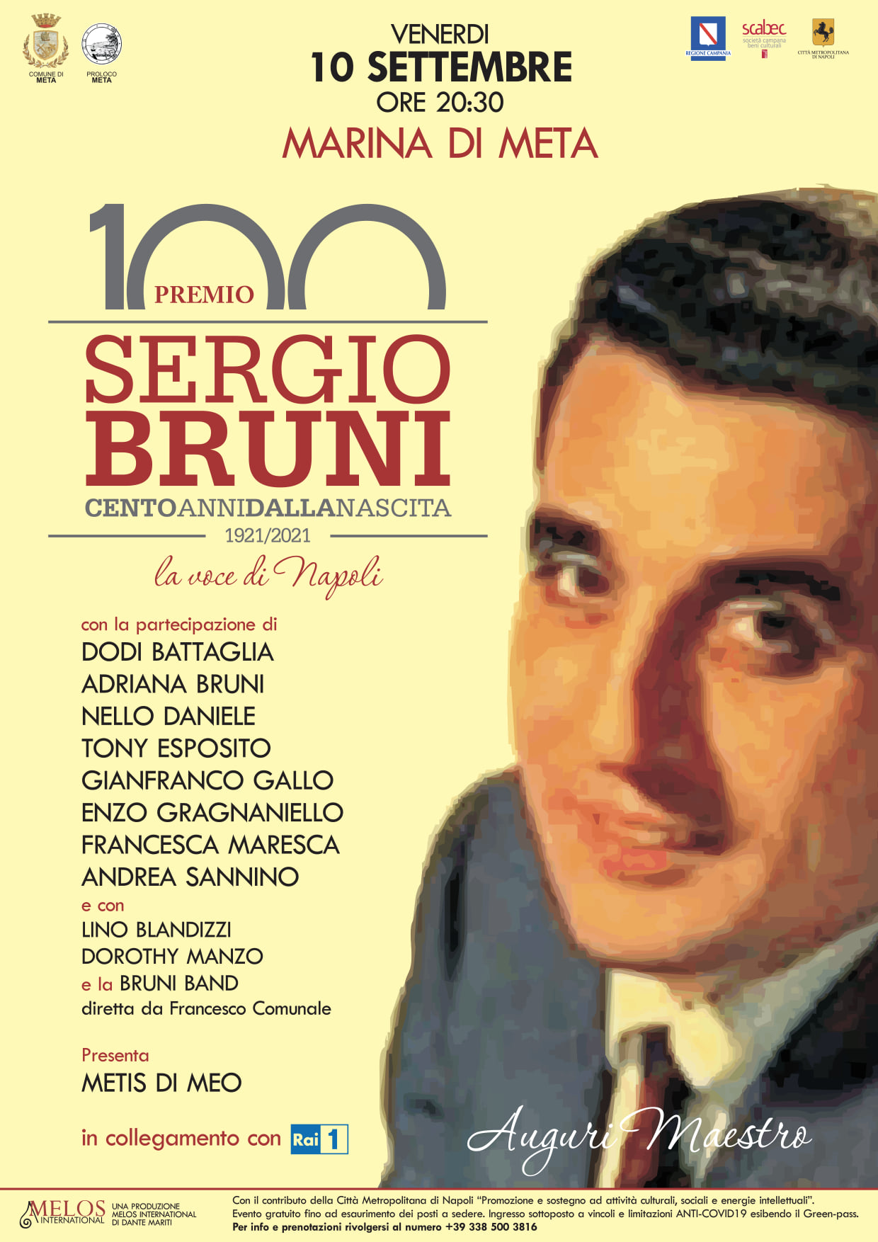 Eventi 2021 Meta di Sorrento: Premio Sergio Bruni