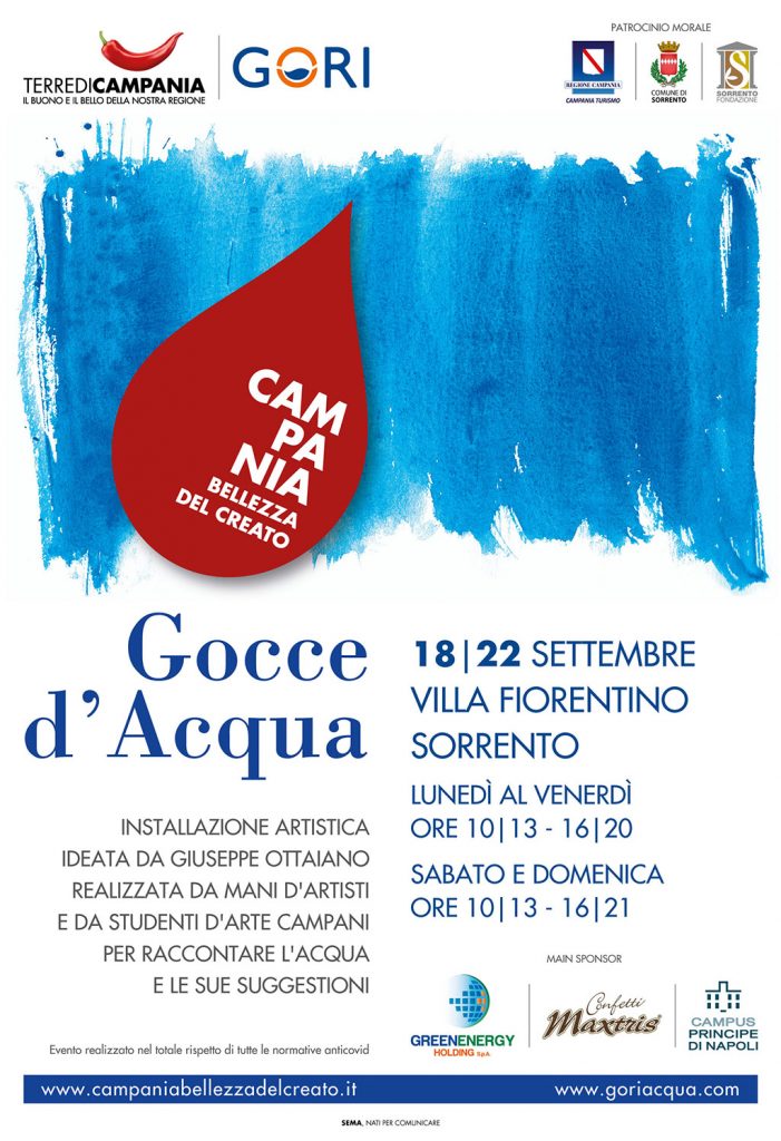 Eventi settembre 2021 - Mostra Gocce d'Acqua maestro Giuseppe Ottaiano