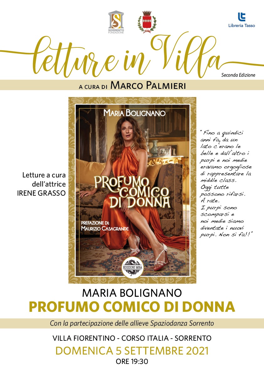 Eventi 2021 Sorrento: presentazione del libro di Maria Bolignano