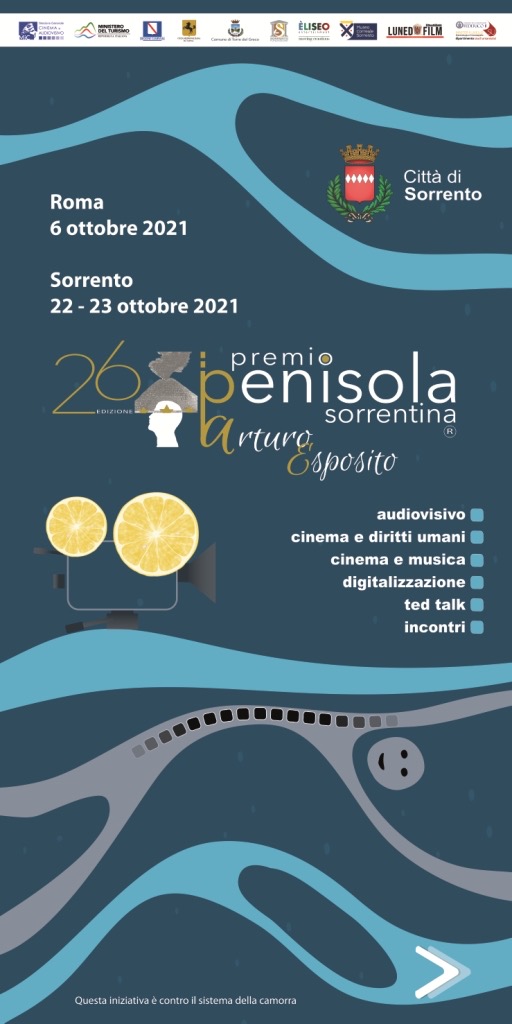 Eventi ottobre 2021 Sorrento: Premio “Penisola Sorrentina Arturo Esposito”