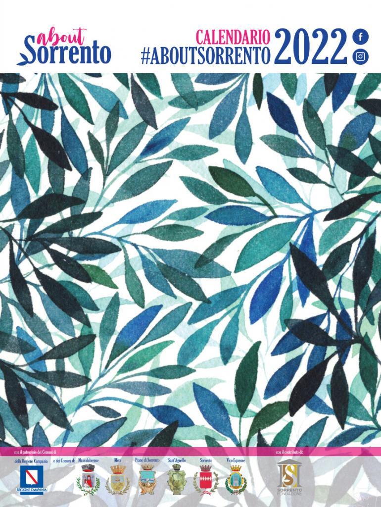 Calendario About Sorrento 2022 copertina Pasquale Santovito