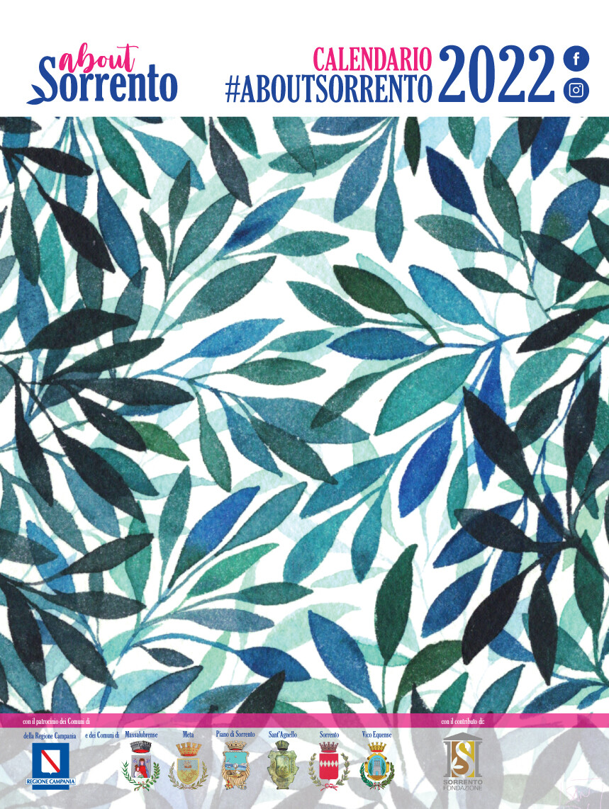 Calendario About Sorrento 2022 copertina Pasquale Santovito