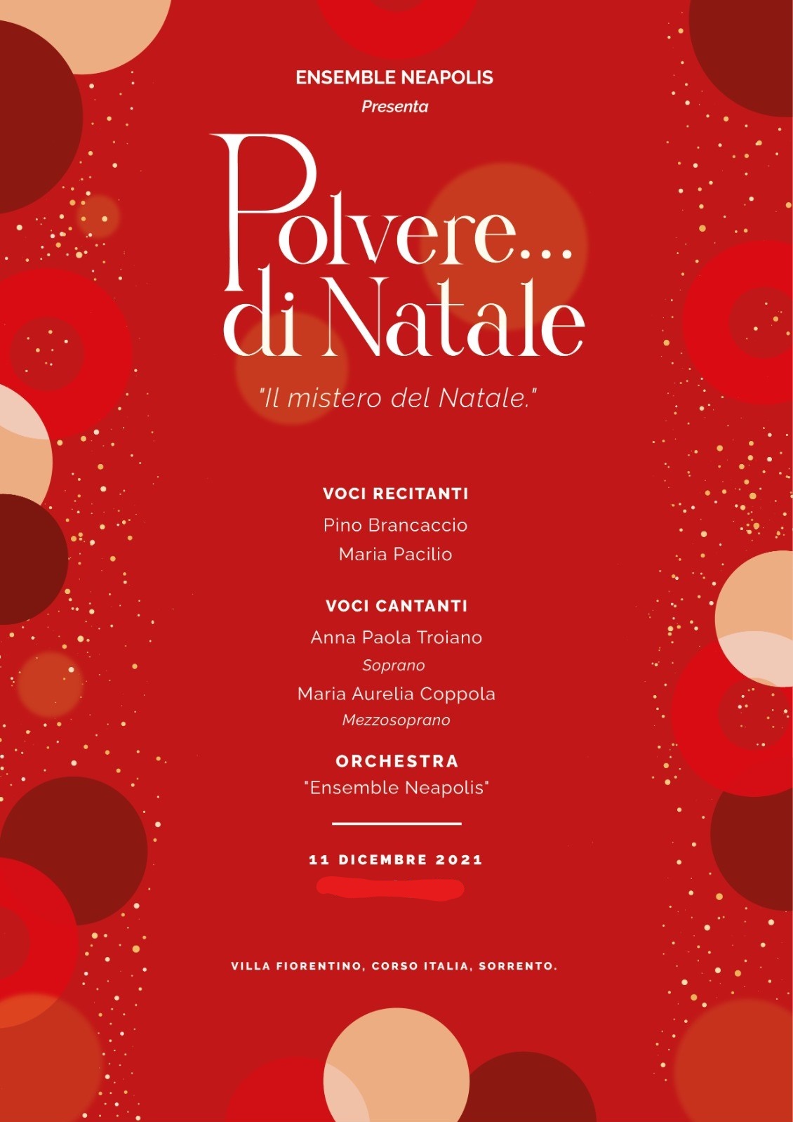 Natale a Sorrento: “Polvere di…Natale”- spettacolo teatrale