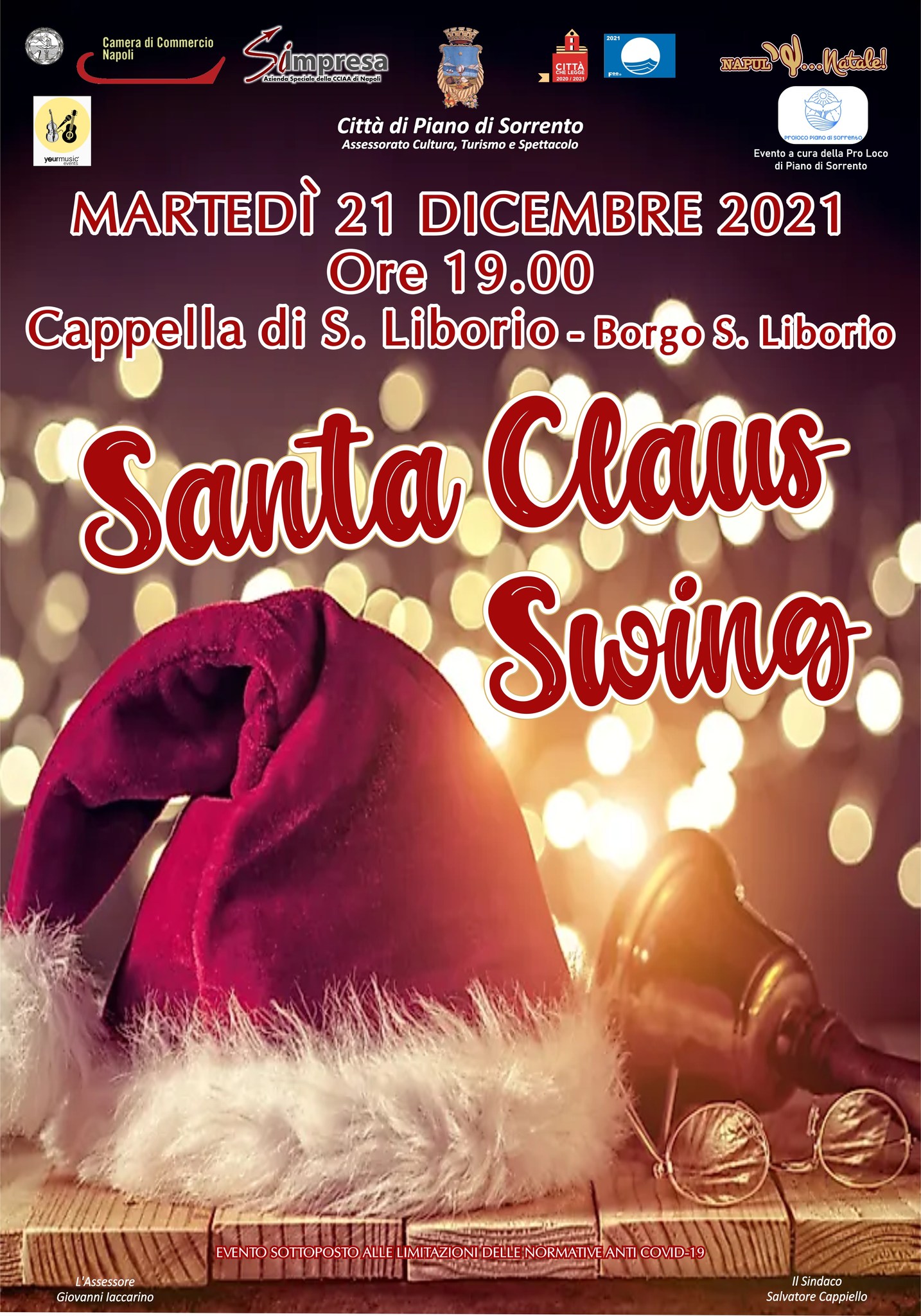 Eventi di Natale 2021 Piano di Sorrento: Santa Claus swing