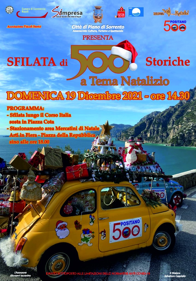 Eventi di Natale 2021 Piano di Sorrento: Sfidalta di 500 storiche