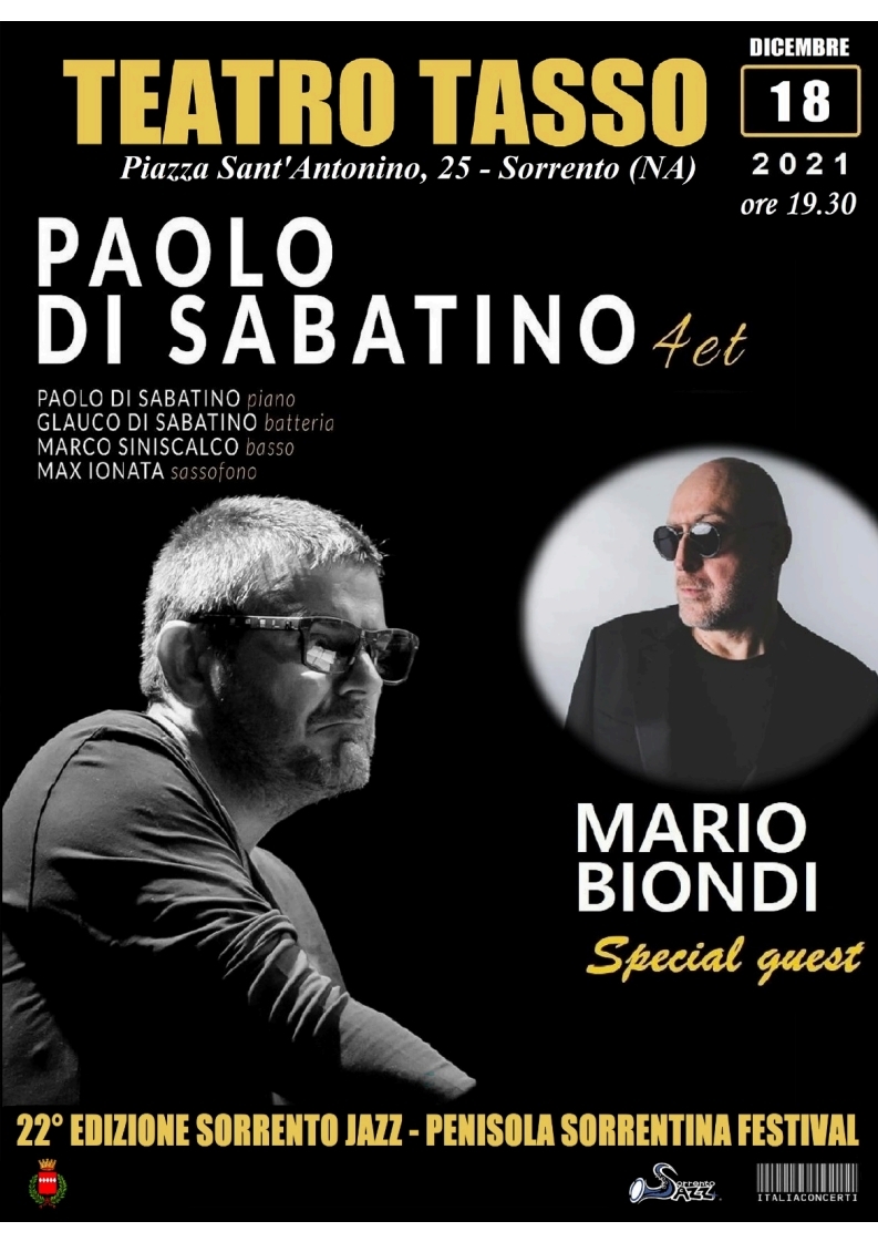 Natale a Sorrento: Paolo di Sabatino quartet in concerto