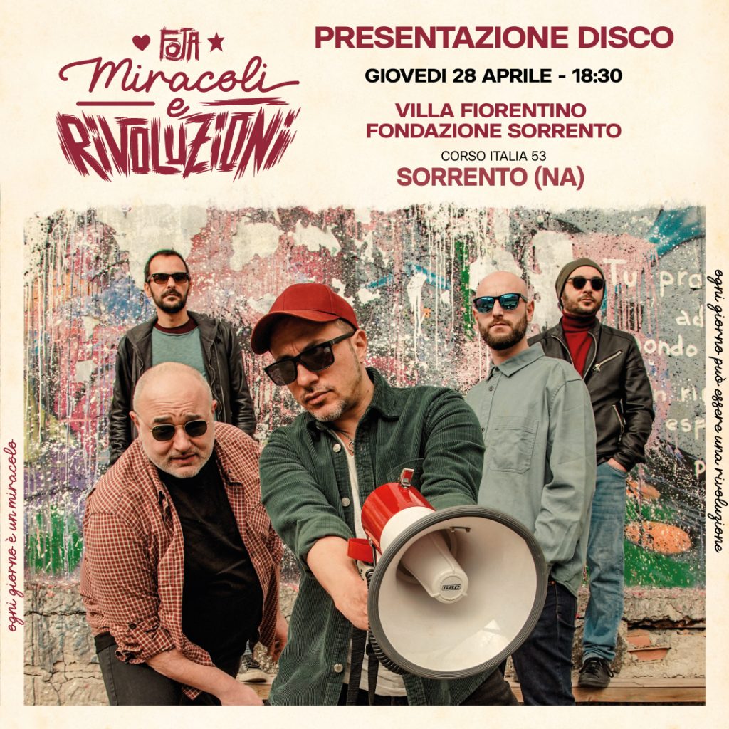 Eventi 2022 a Villa Fiorentino a Sorrento - Presentazione disco Foja