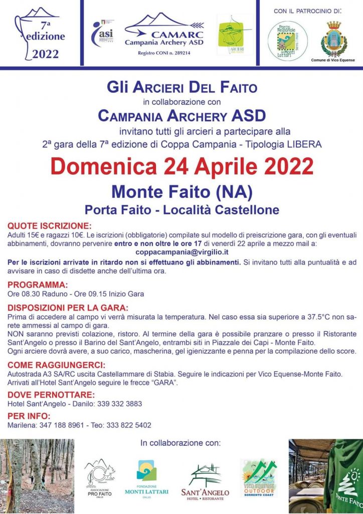 Eventi Aprile Monte Faito gara agonistica tiro con l'arco about Sorrento