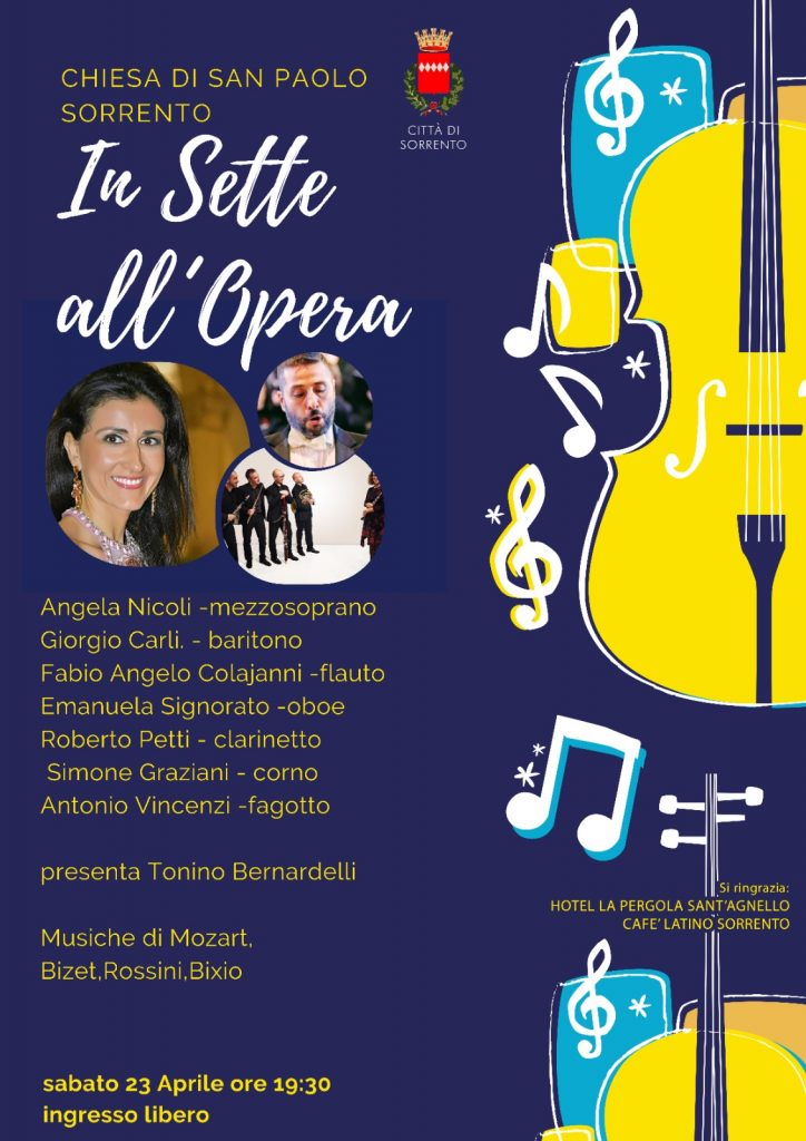 Eventi aprile 2022 Sorrento Concerto alla Chiesa di San Paolo