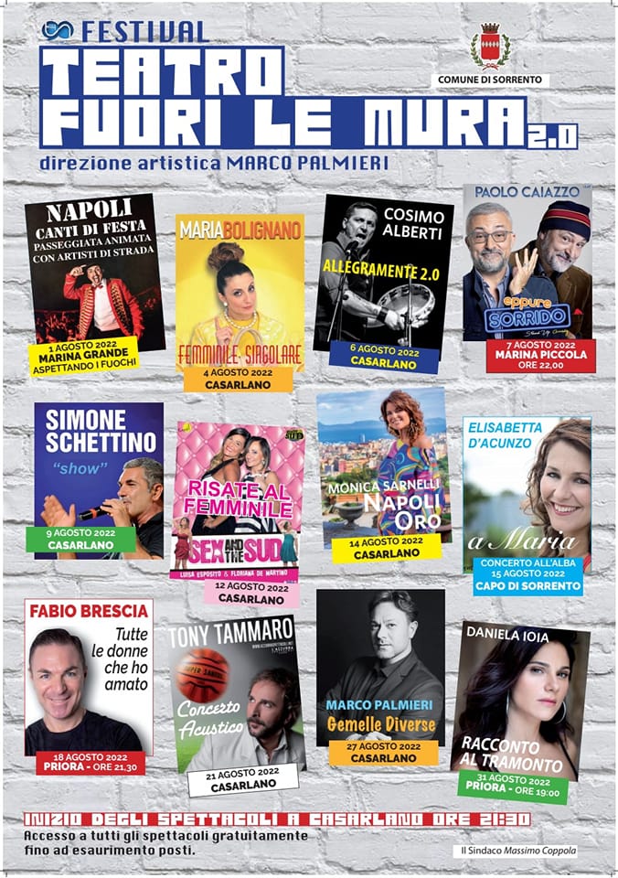 Eventi agosto Sorrento: Teatro Fuori Le Mura 2.0