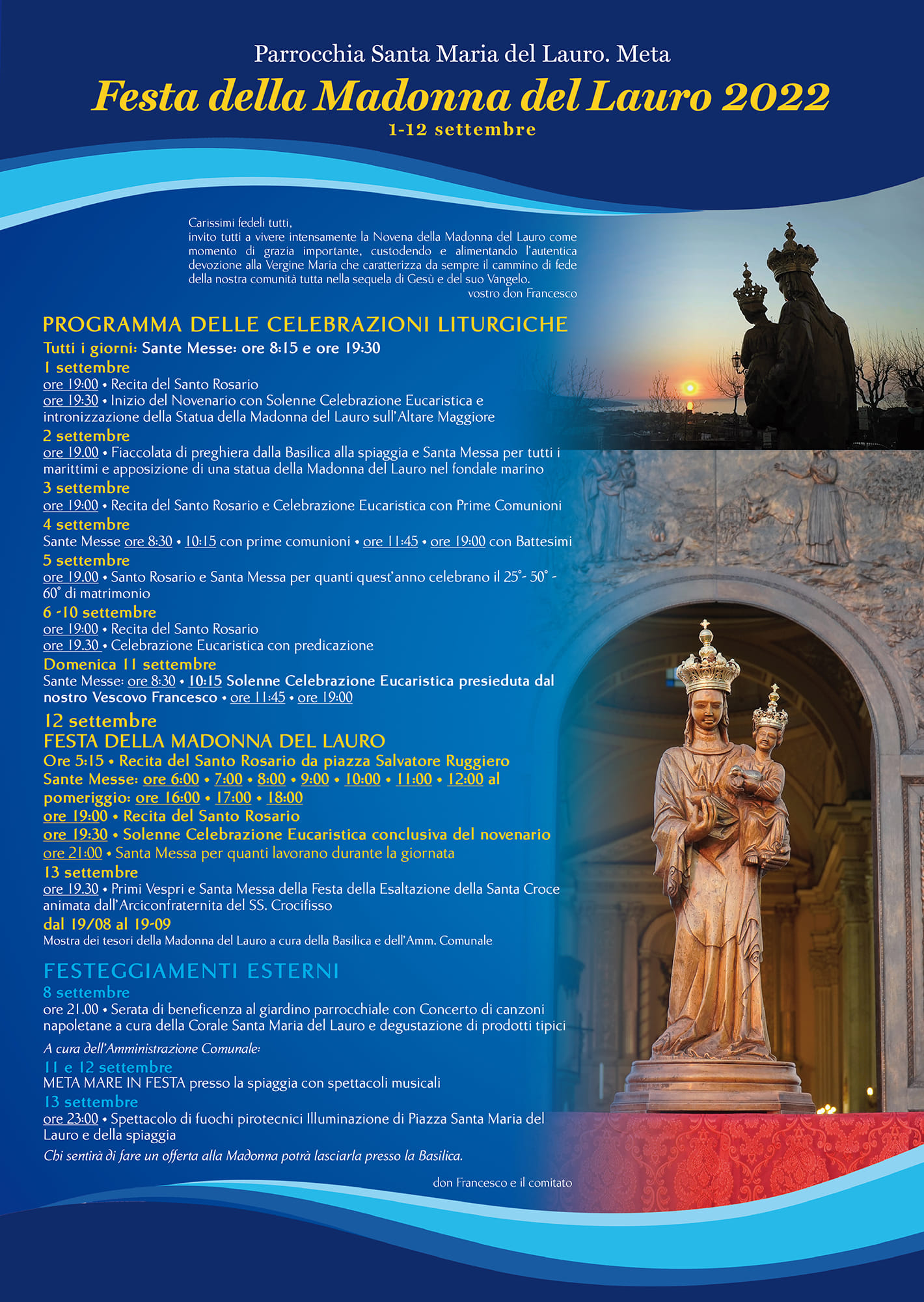 Eventi settembre 2022 Meta: Festività Santa Maria del Lauro