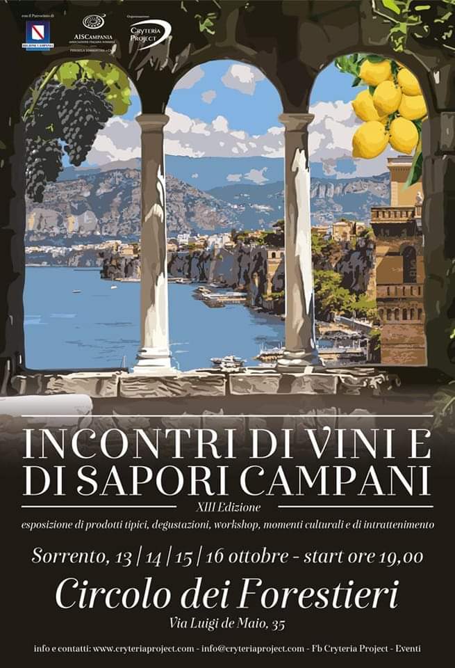 Eventi autunno 2022 Sorrento: Incontri di vini e sapori campani