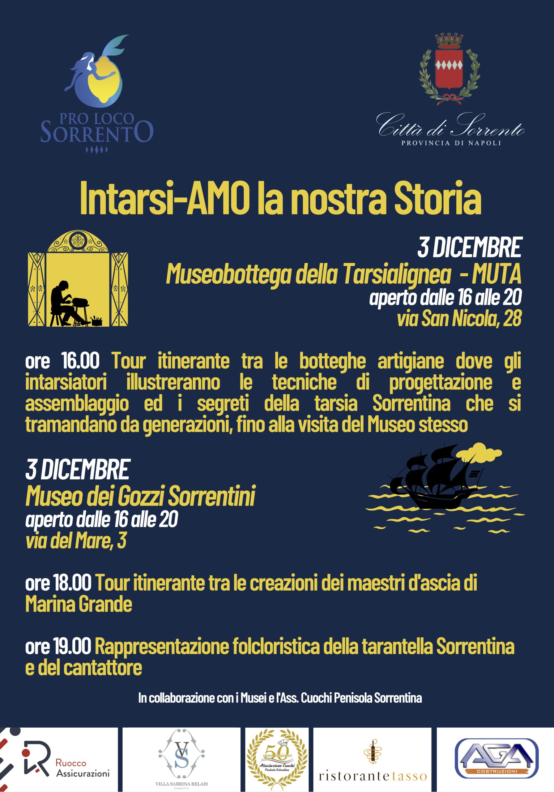 Eventi Natale 2022 a Sorrento: Intarsi-amo la nostra storia