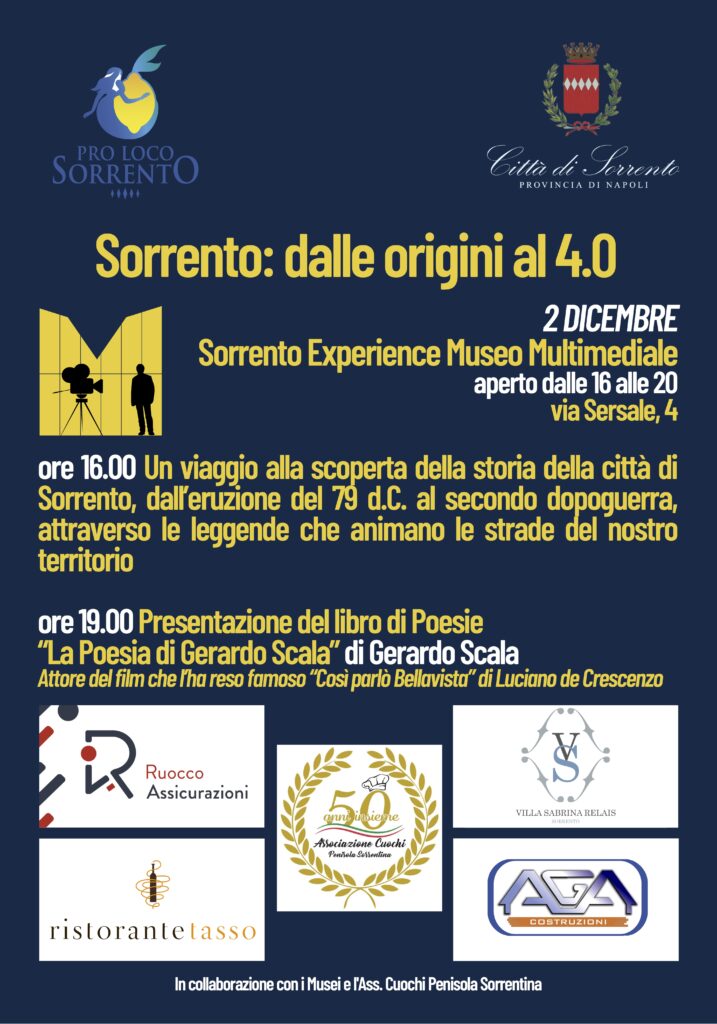 Aperitivo con artemisia_official dalle origini al 4.0 sorrento experience natale 2022