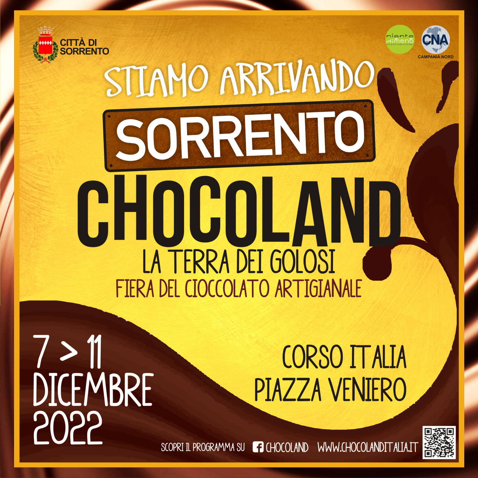 Eventi Natale 2022 a Sorrento: Chocoland – la fiera del Cioccolato