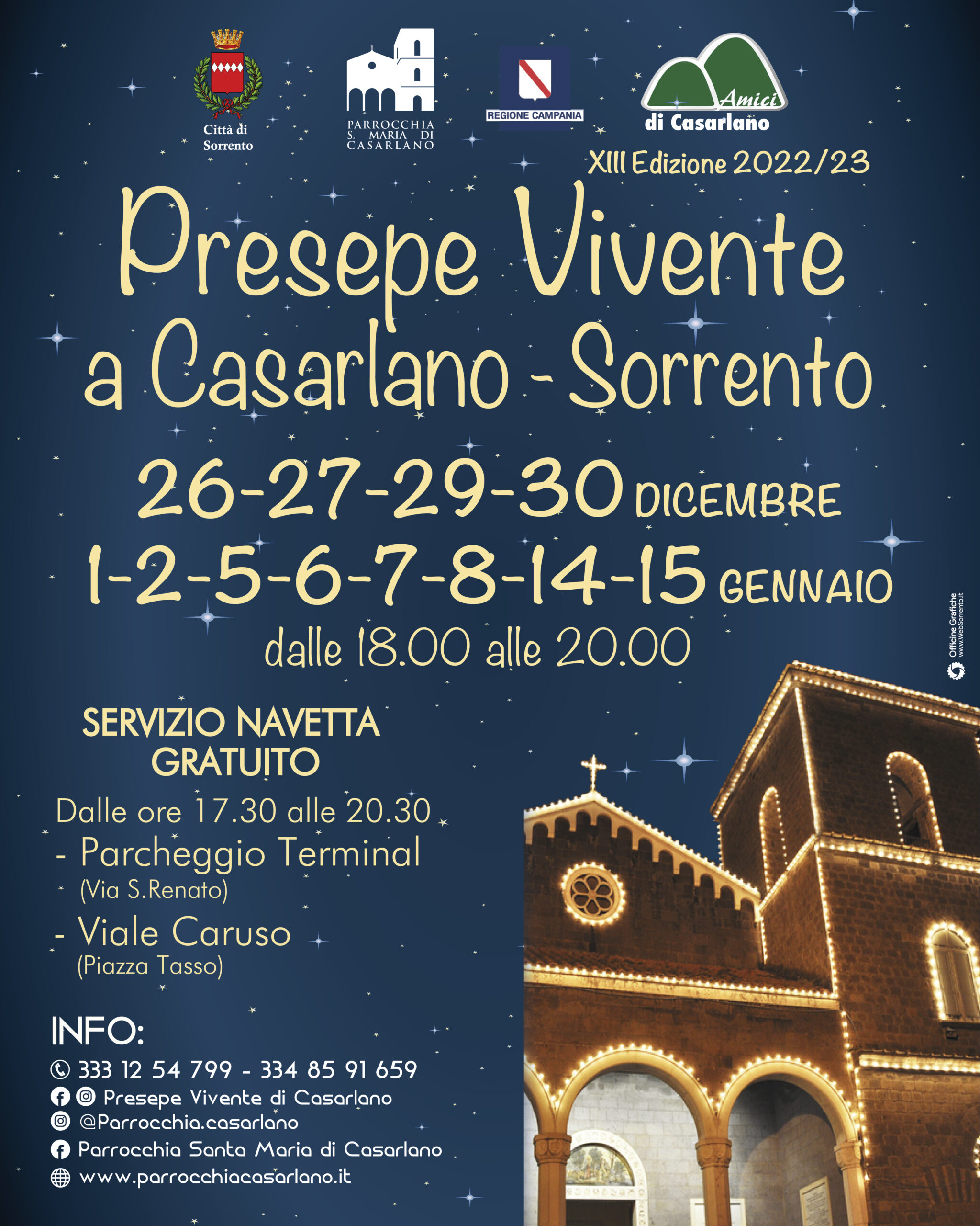 Eventi Natale 2022 Sorrento_Presepe Vivente di Casarlano