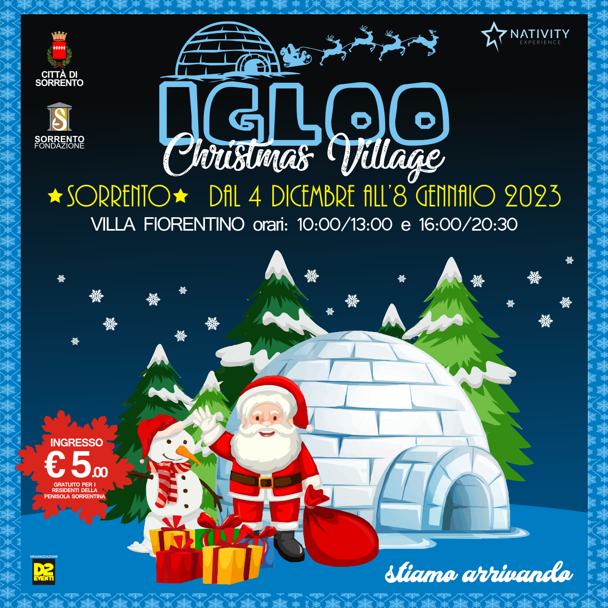 Eventi Natale 2022 a Sorrento: il Villaggio di Babbo Natale