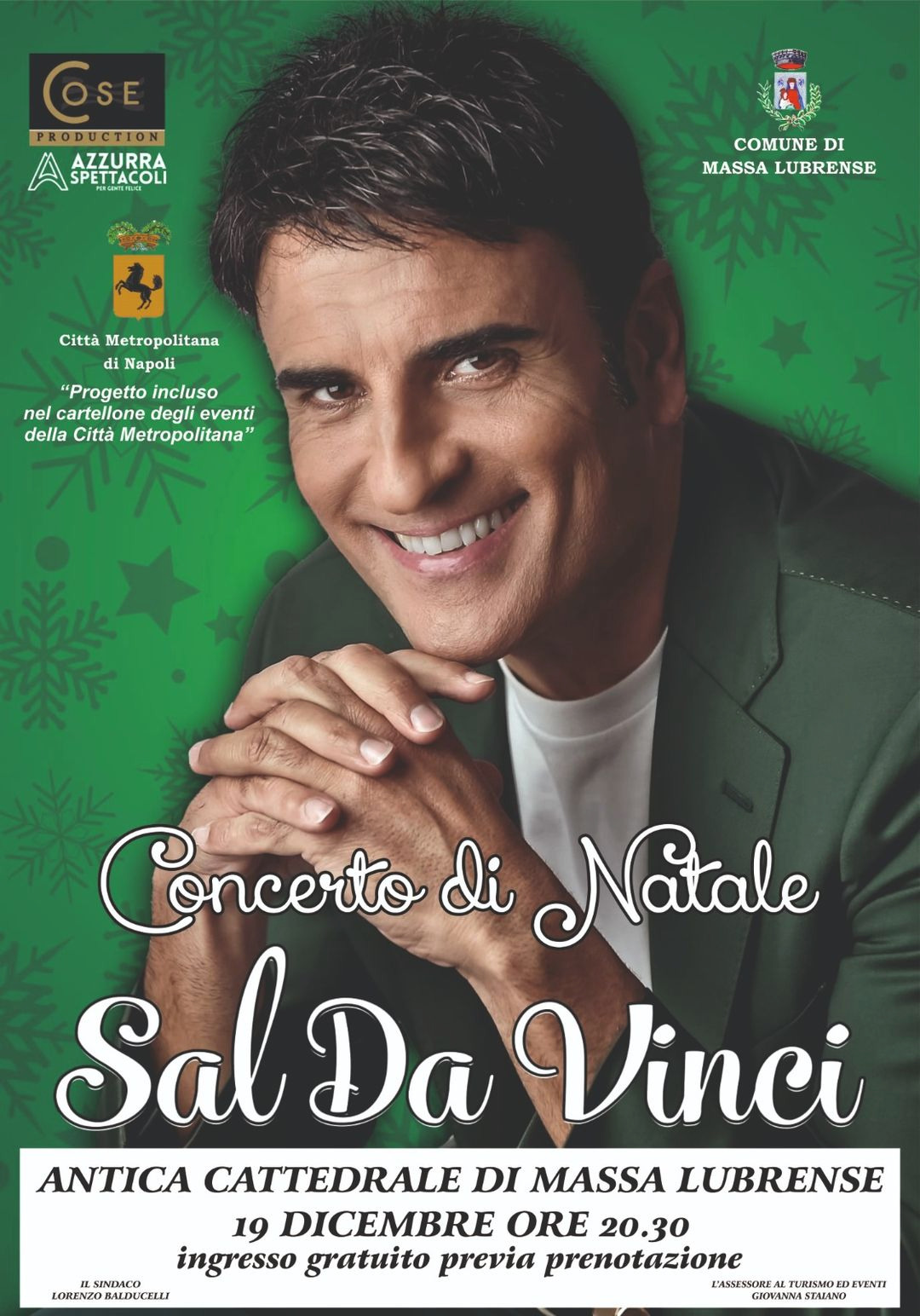 Natale 2022 a Massa Lubrense: Sal Da Vinci in concerto