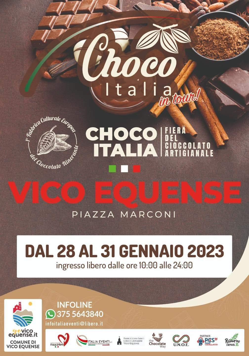 Eventi Gennaio 2023 Vico Equense: Choco Italia In Tour!