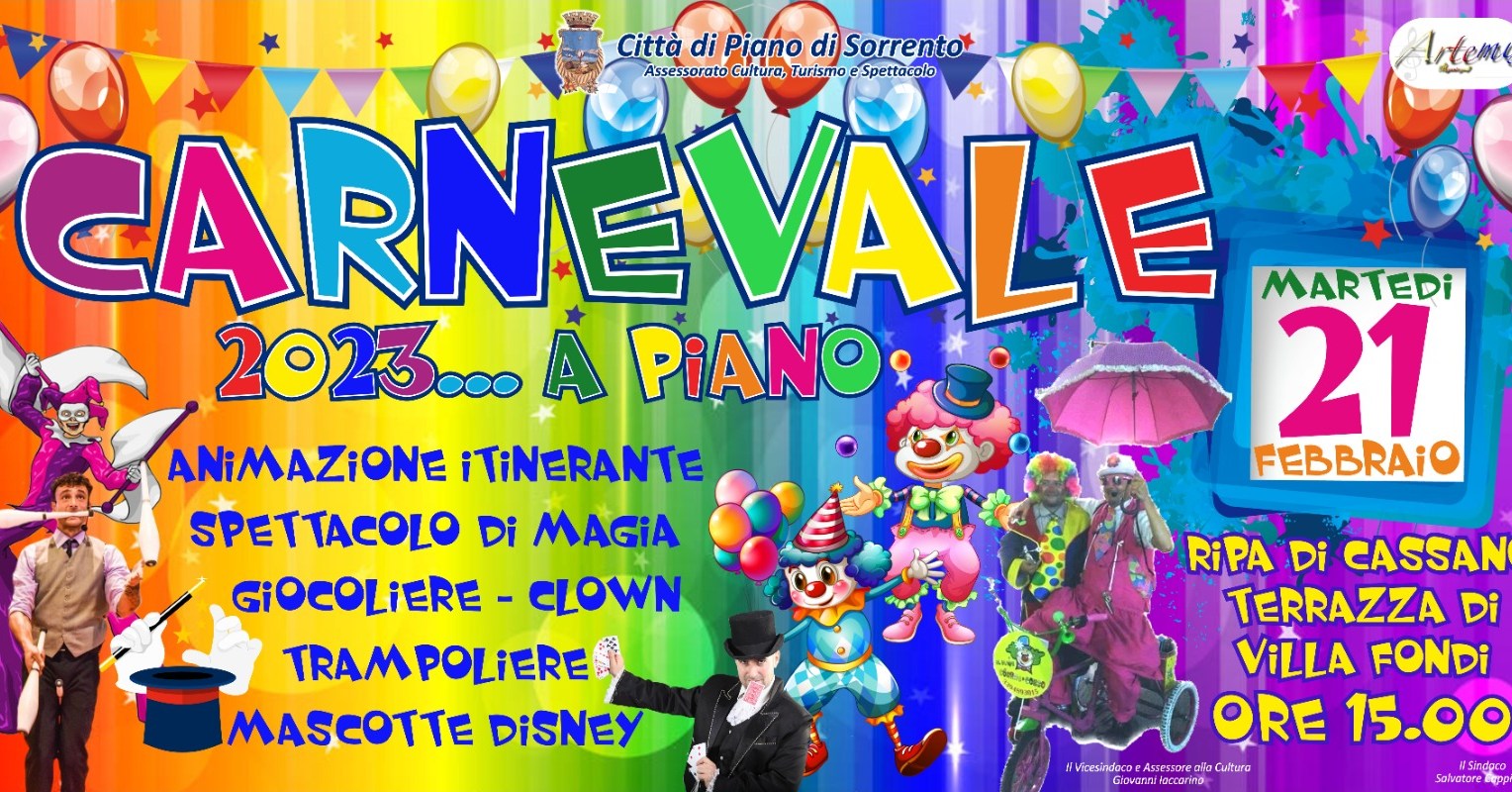 Carnevale 2023 a Piano di Sorrento