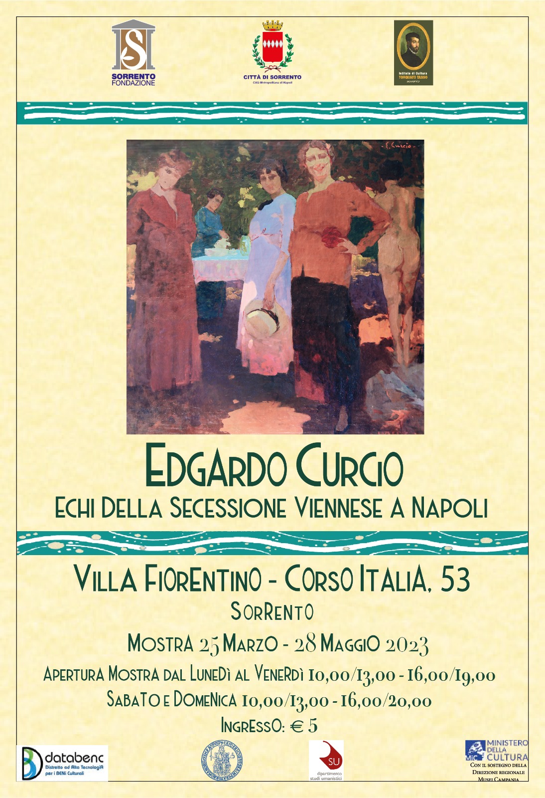 Eventi Sorrento 2023: a Villa Fiorentino mostra su Edgardo Curcio