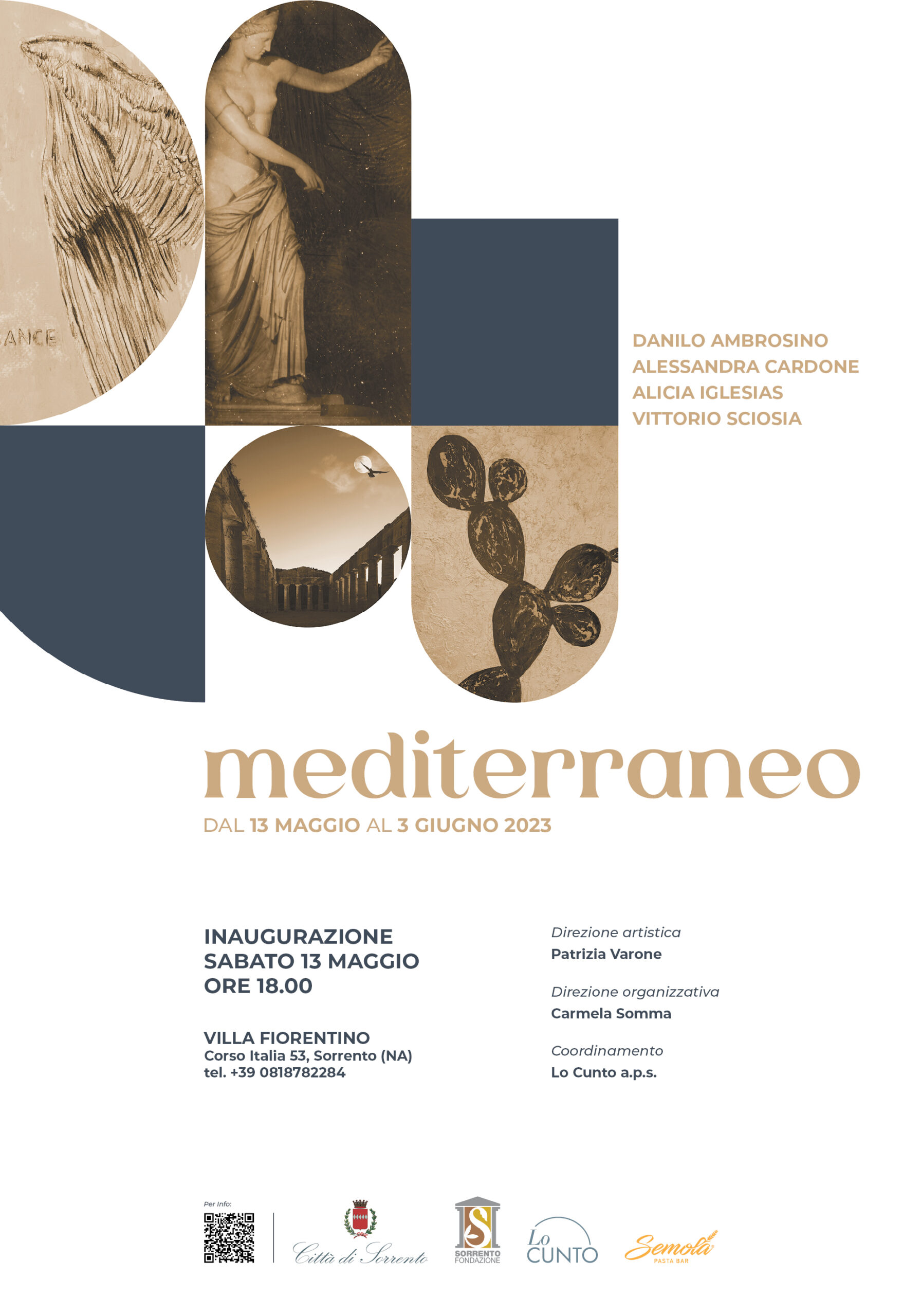 Eventi Sorrento 2023: a Villa Fiorentino la mostra “Mediterraneo”