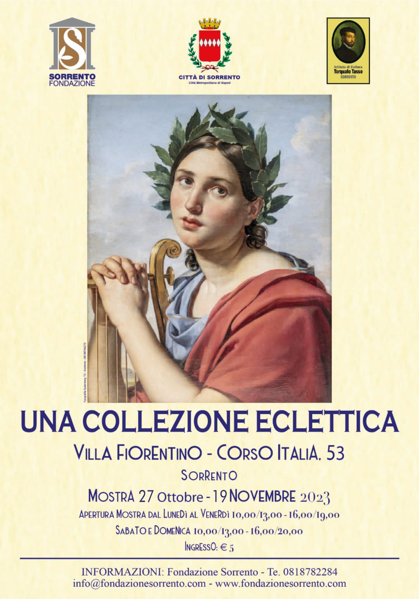At Villa Fiorentino Sorrento “An Eclectic Collection” Exhibition