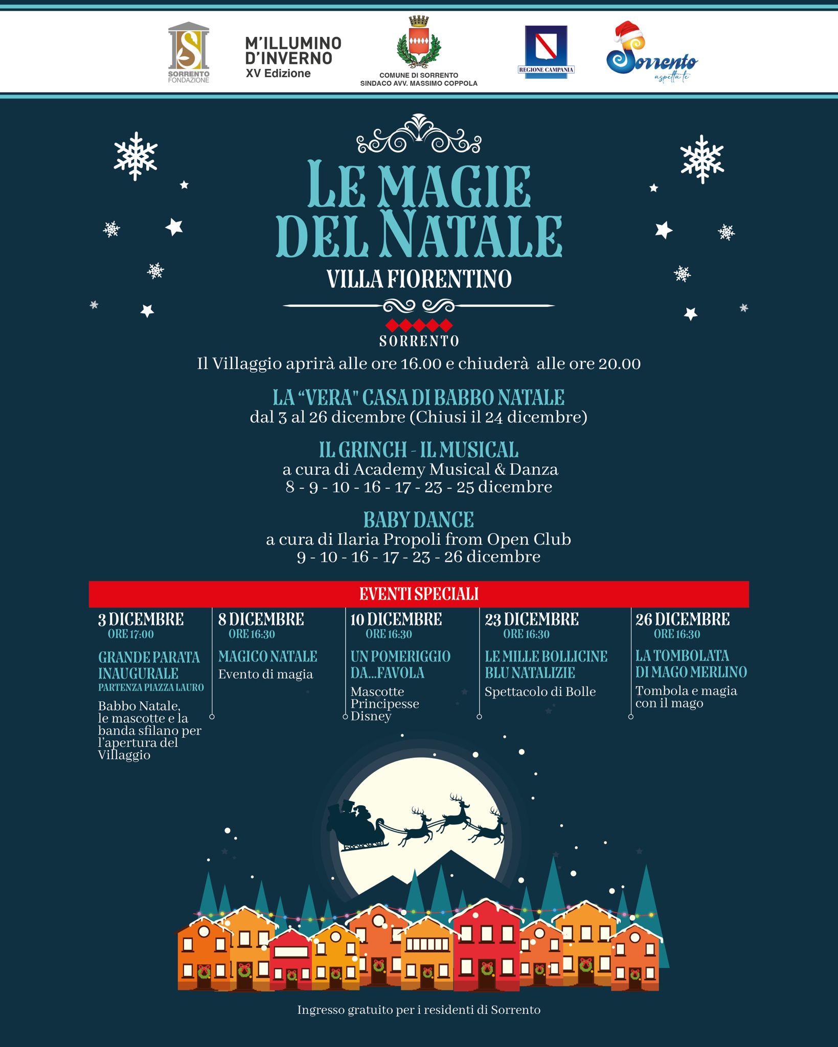 Natale 2023 a Sorrento: “Le Magie del Natale” – Villa Fiorentino