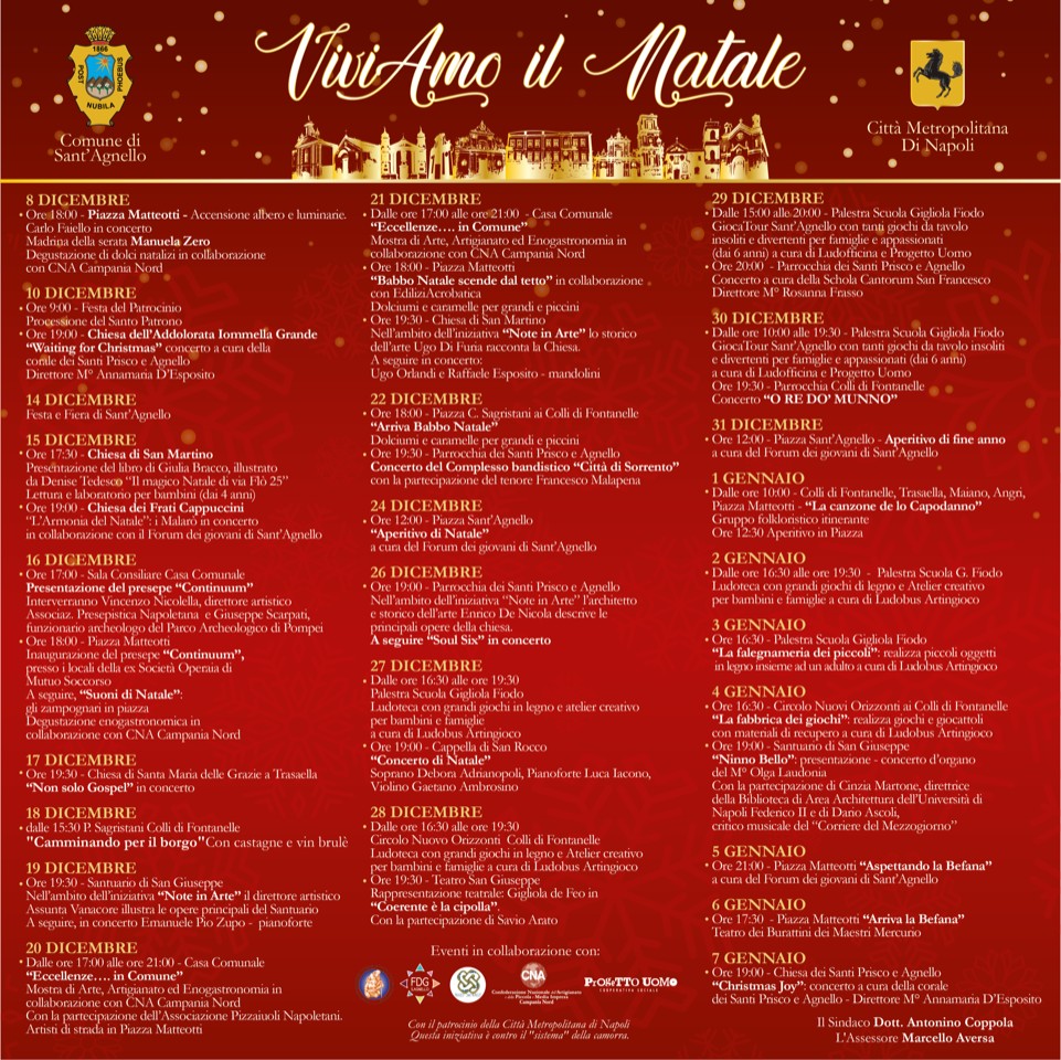 Eventi Natale 2023 Sant’Agnello: ViviAmo il Natale