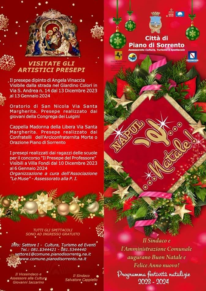Eventi Natale 2023 a Piano di Sorrento