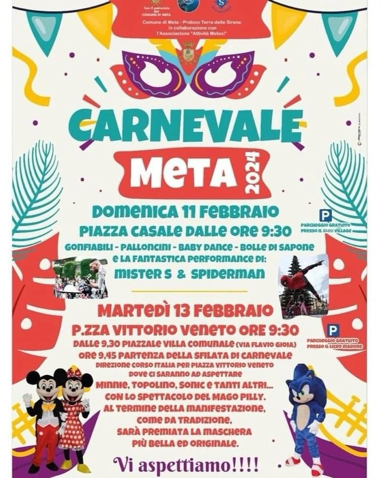 Carnevale a Meta 2024